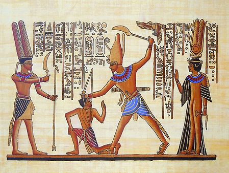 Depiction of Punishment (Reprint From an Egyptian Painting)