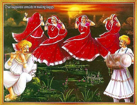 Gujrati Folk Dancers