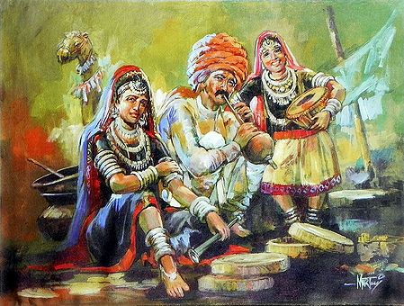 Banjara Snake Charmer Family from Rajasthan