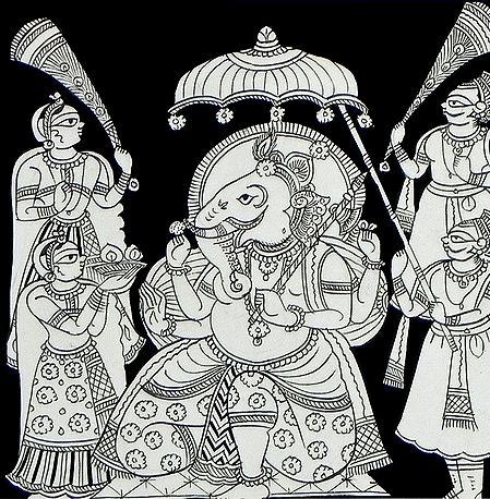 The Adored Elephant Headed Lord Ganesha