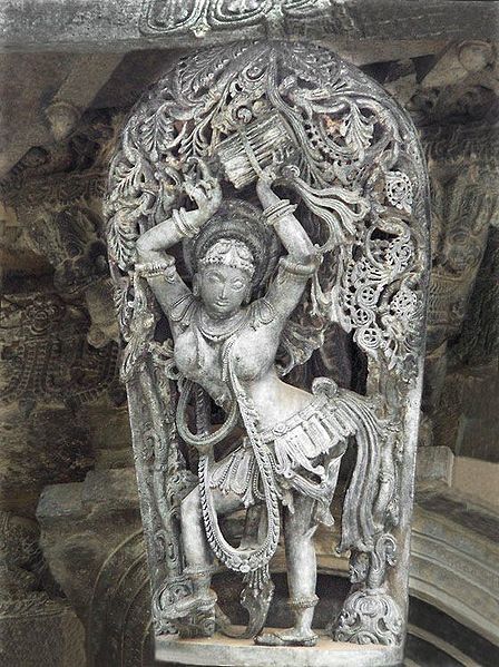 Dancing Lady - Temple Sculpture from Belur, Karnataka, India