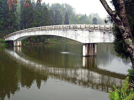 Bridge on Mirik Lake - North Bengal, India