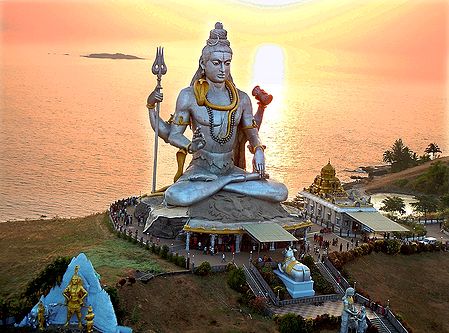 Lord Shiva in Murudeshwar, Karnataka