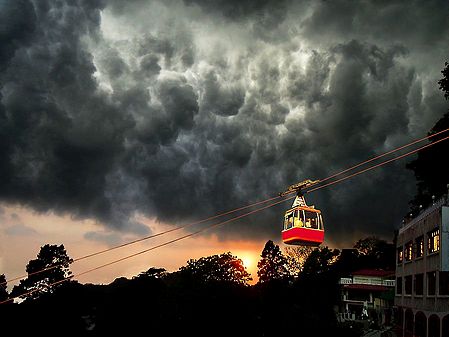 Impending Storm in Mussoorie - Uttarakhand, India