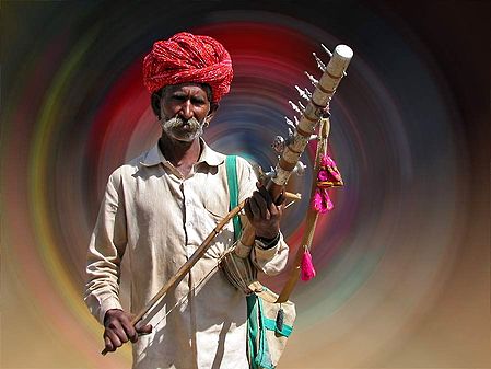 Rajasthani Musician Rajasthan, India