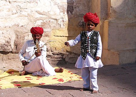Folk Singer and Dancer from Rajasthan, India