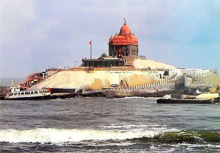 Swami Vivekananda Rock Temple at Kanyakumari - Tamil Nadu, India