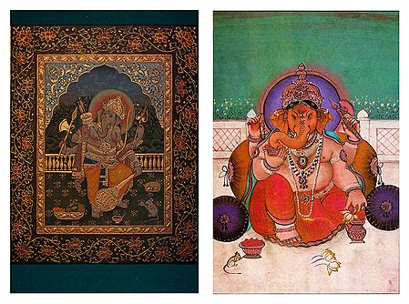 Lord Vinayak - Set of 2 Postcards
