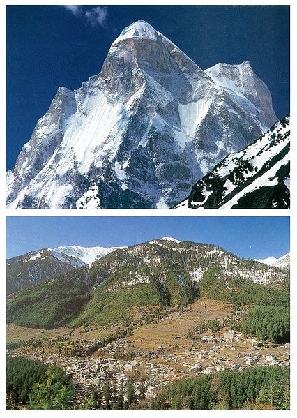 Shivling Peak and Manali - Set of 2 Postcards
