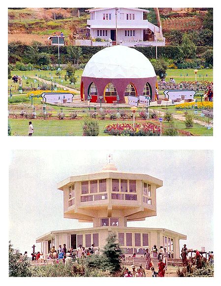 Children's Park and Telescope House, Ooty - Set of 2 Postcards