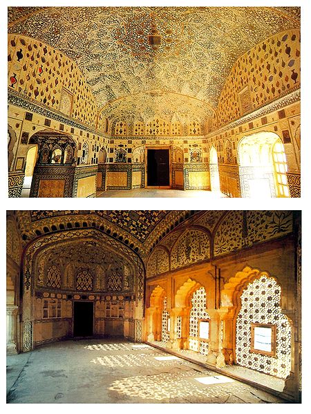 Sheesh Mahal, New Delhi, India - Set of 2 Postcards