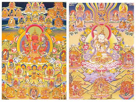Tathagata Buddha - (Set of Two)