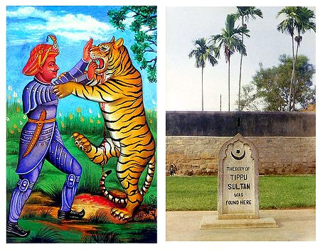 Tipu Sultan and His Grave - Set of 2 Postcards