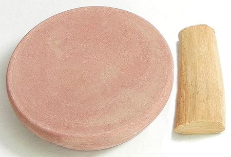 Sandalwood Stick with Stone Grinder to make Sandalwood Paste