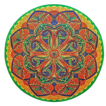 Colorful Print on Glazed Paper Sticker 