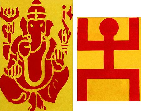 Ganesha and Hindu Symbol