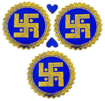 Three Swastik (Auspicious Hindu Symbols)