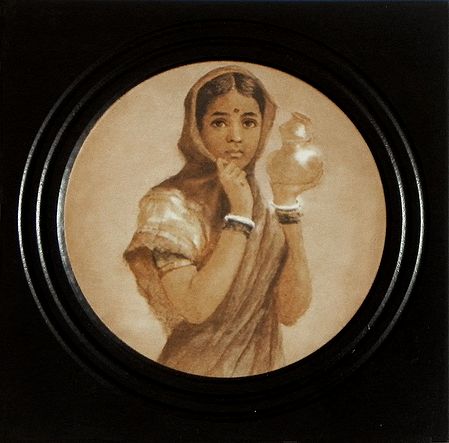 Milk Maid (Deco Painting) - Wall Hanging