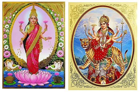 Lakshmi, Vaishno Devi - Set of 2 Posters