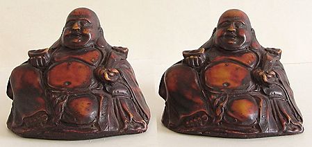 Pair of Laughing Buddha