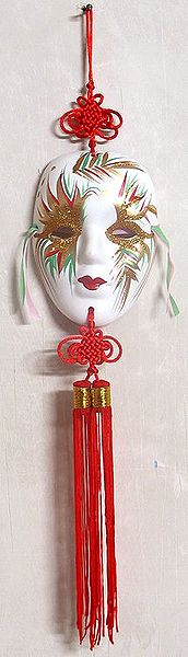 Painted Mask - Wall Hanging