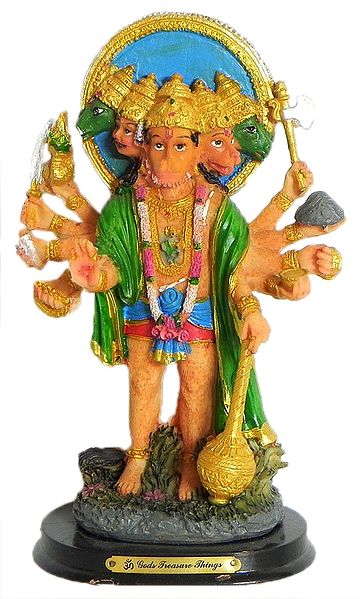 Standing Panchamukhi Hanuman