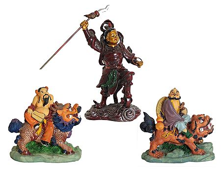 Three Chinese Figurines