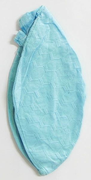 Embroidered Light Blue Japa Mala Bag