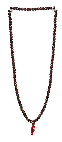 Prayer Mala with 108 Wooden Rosary Beads