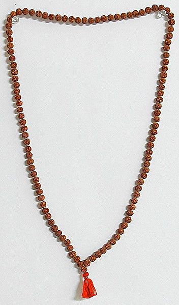 Prayer Mala with 108 Rudraksha Beads