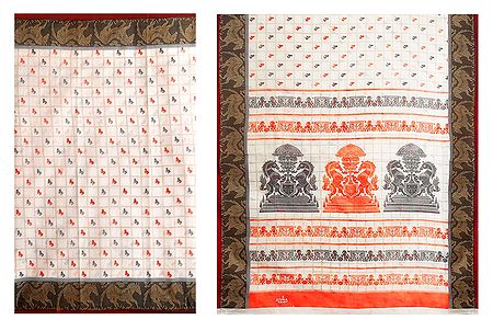 Printed Cotton Saree from Bengal