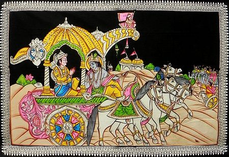 Gita Updesh by Krishna to Arjuna