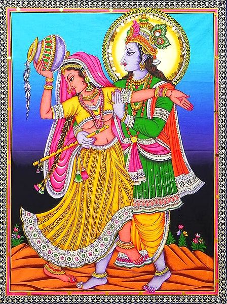 Radha Krishna - the Divine Lovers
