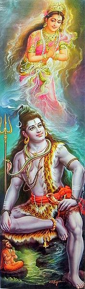 Ganges Descending on Shiva's Hair Locks