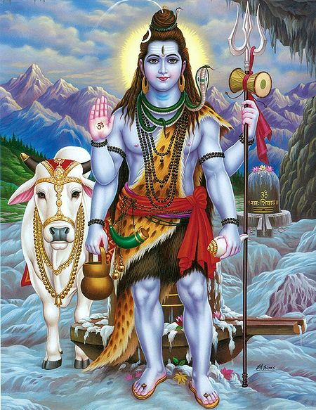 Shiva with Nandi