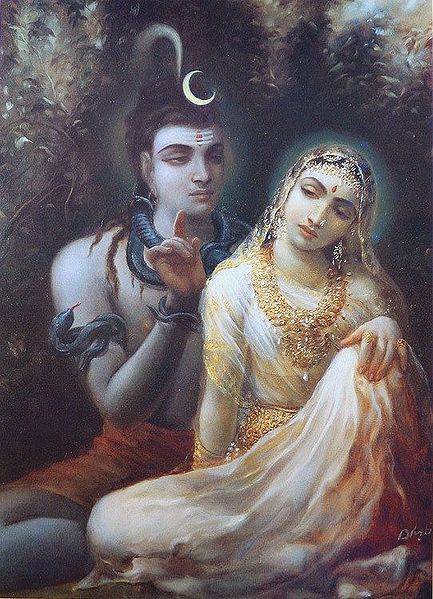 Shiva Preaches to Sati