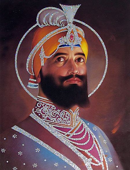 Guru Gobind Singh - ( Poster with Glitter )