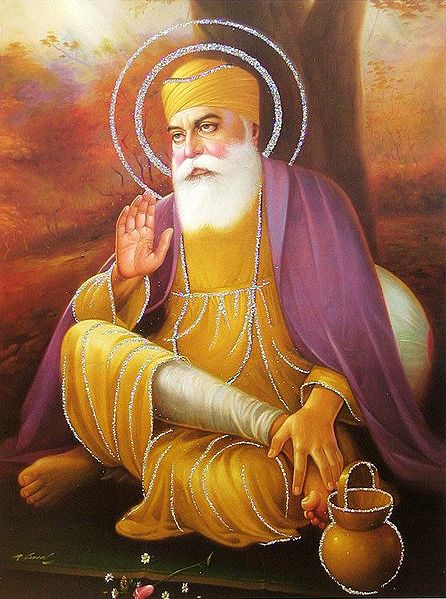 Guru Nanak - ( Poster with Glitter )
