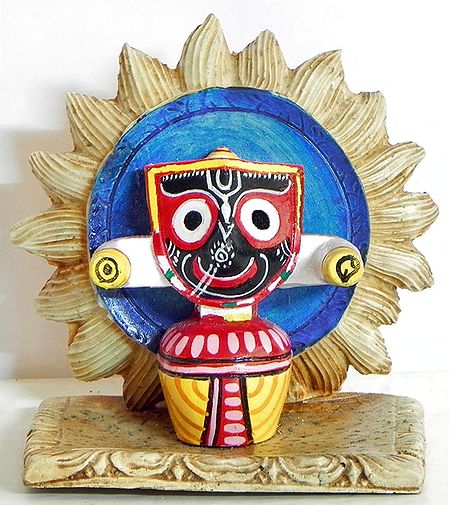 Jagannath in Front of Lotus