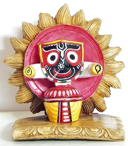 Jagannath in Front of Lotus