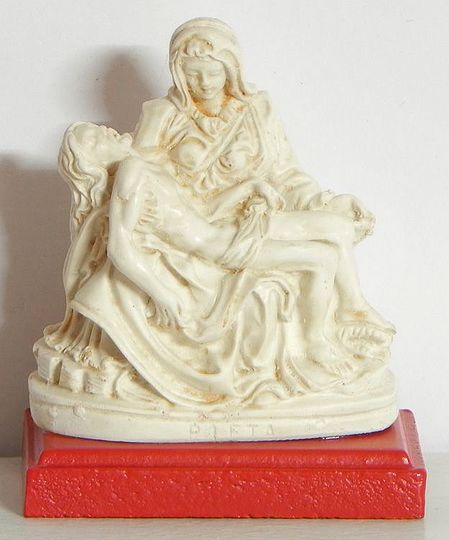 Jesus Lying on the Lap of Mother Mary