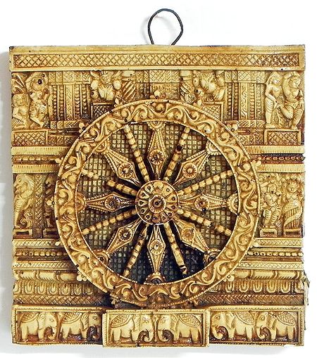 Chariot Wheel of Konark Temple - Wall Hanging