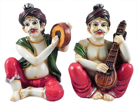 Rajasthani Musicians - Set of 2