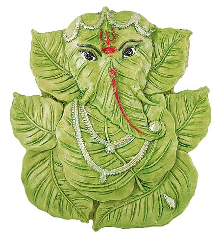Leaf Ganesha - Wall hanging