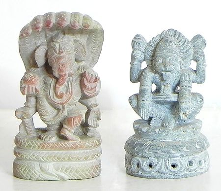 Ganesha and Ganesha Narasimha Avatar