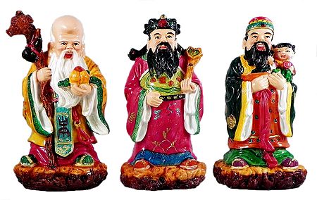 Set of 3 Chineses Wise Men