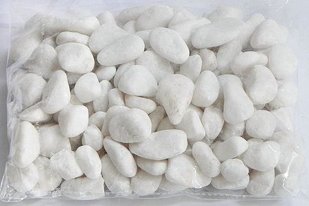 White Stone Pebbles for Decoration