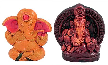 Set of 2 Ganesha