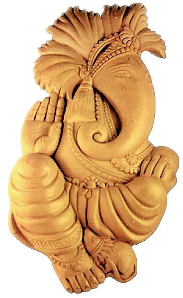 Ganesha - Terracotta Wall Hanging