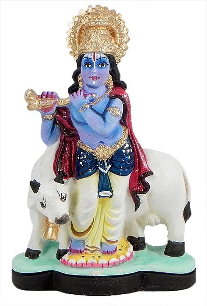 Murlidhar Krishna with Cow